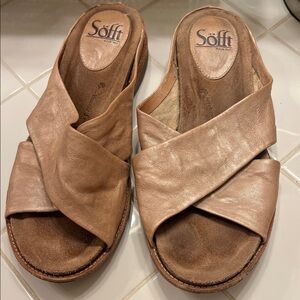 Sofft Women's Tan Leather Sandals